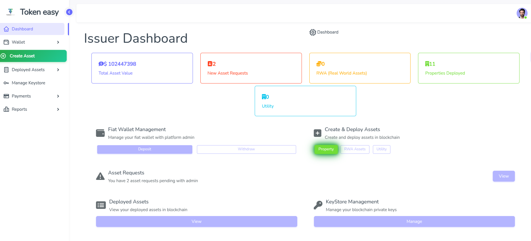 hero dashboard